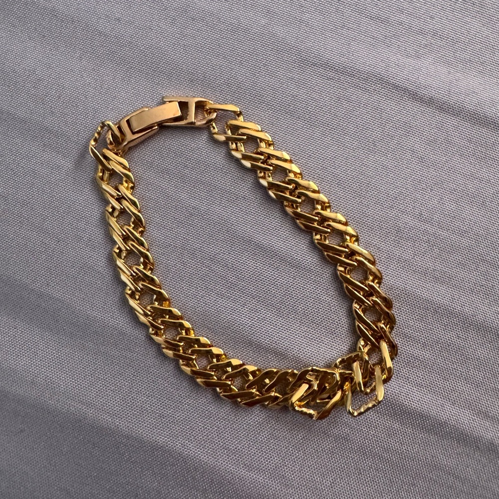 Gold wristlet